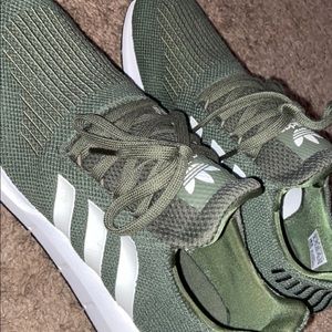 Green Adidas Skeakers